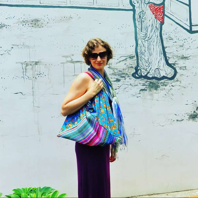 Handmade Bento bag | Riding in the streets of Beverly Hills