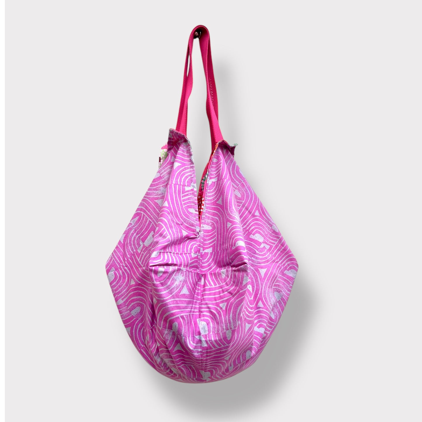 Sac fabric bag , origami Japanese shoulder bag , reversible colorful bag , groceries eco friendly bag | Colorful planets - Jiakuma