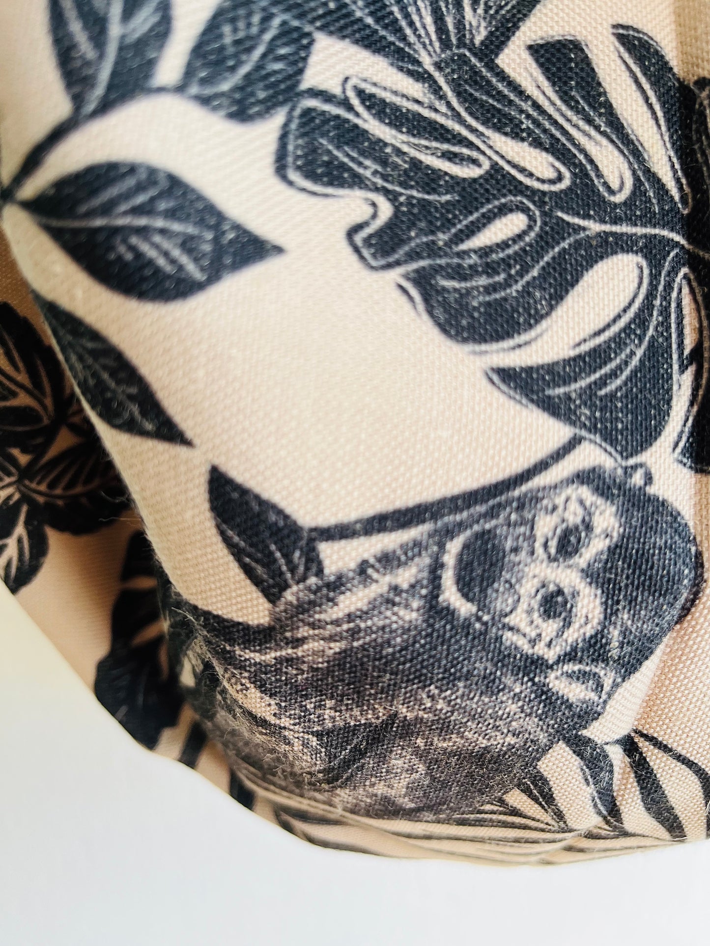 Origami sac bag , reversible fabric Japanese inspired sac bag , eco shoulder bag | Monkeys love bananas - Jiakuma