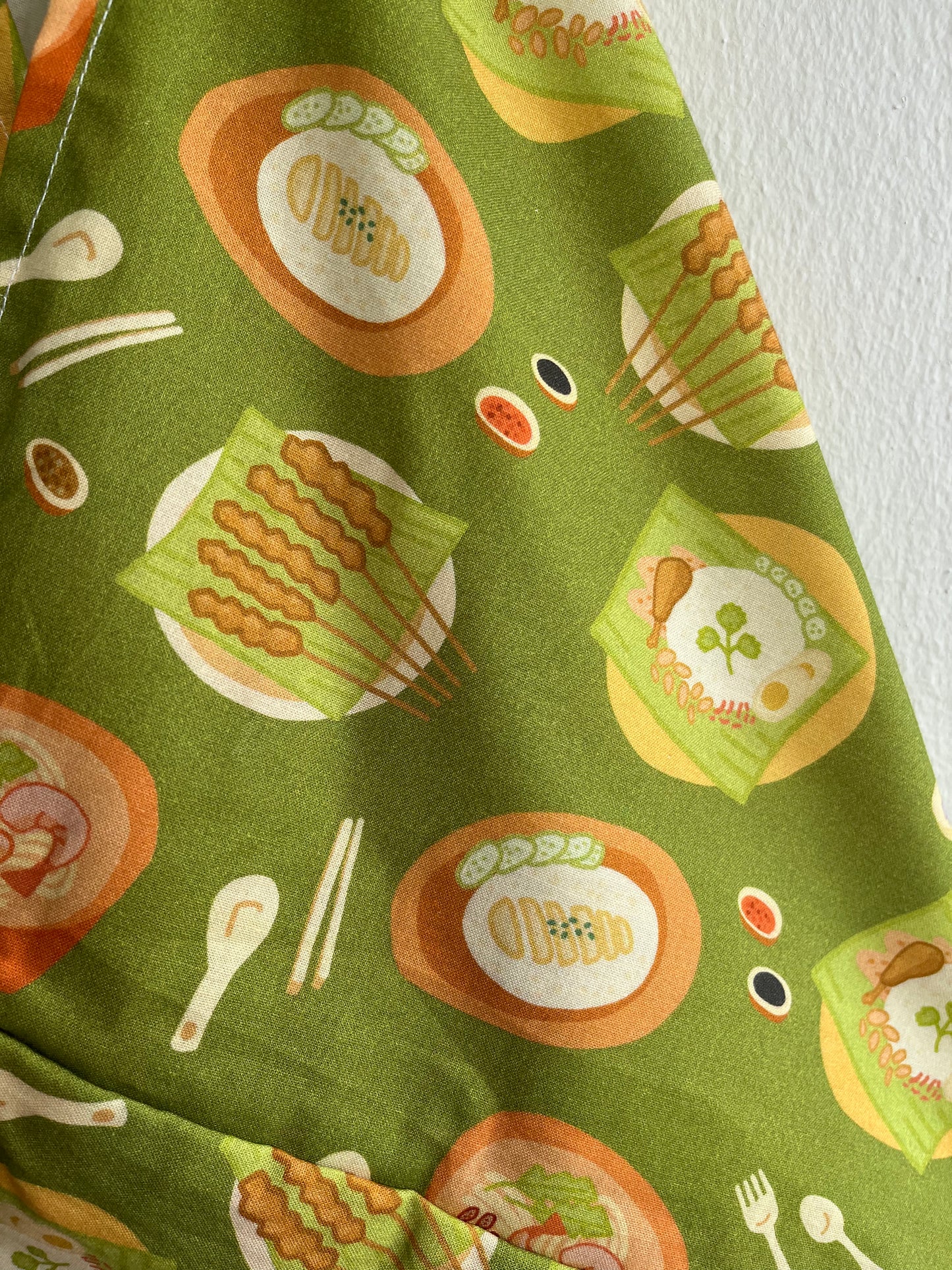 Tote origami fabric bag , Japanese bento bag , cool print eco friendly bag | Lets go to East Coast to eat Satay - Jiakuma