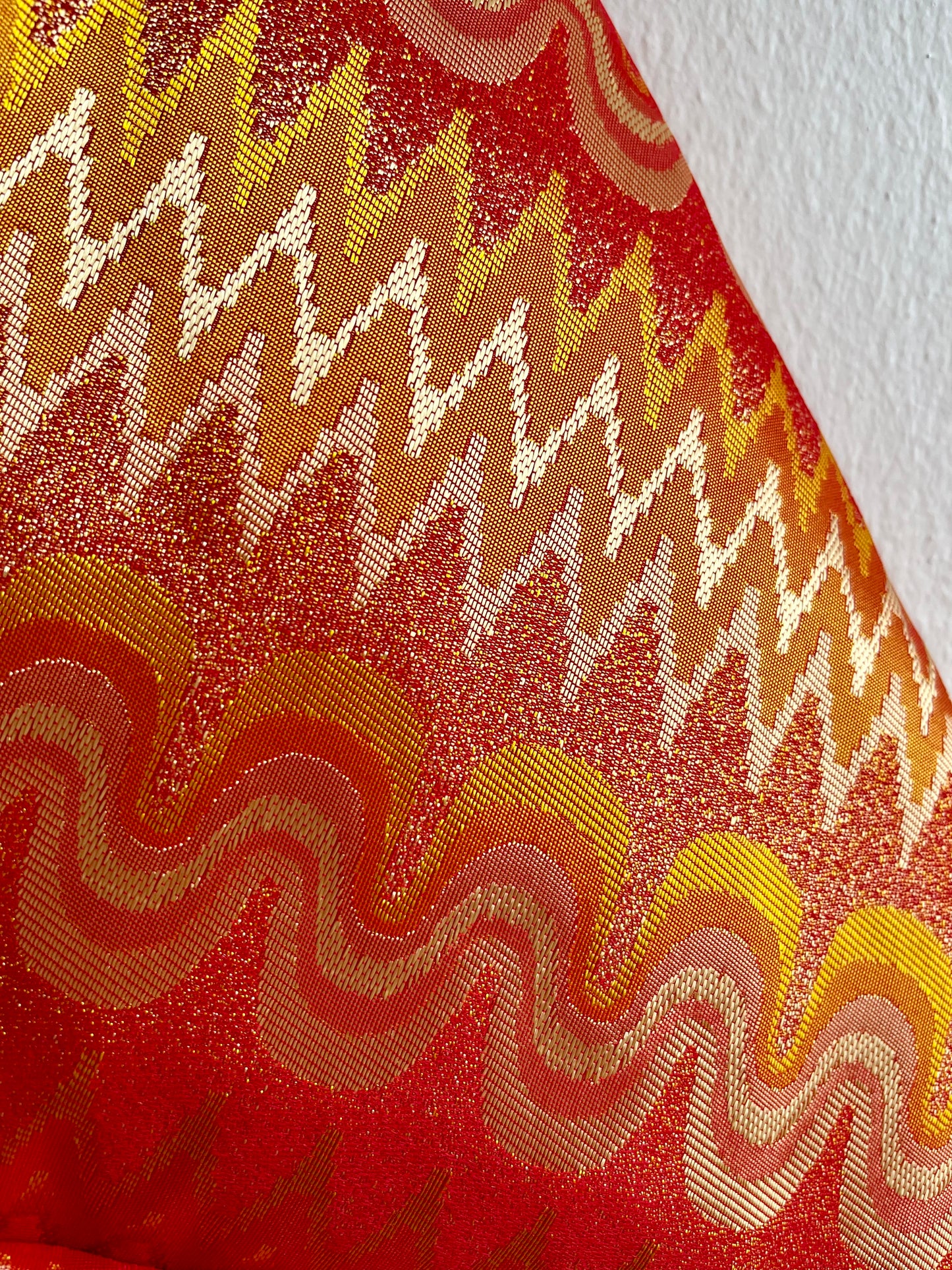 Origami bento bag , tote Japanese inspired bag , shoulder colorful eco bag | Myanmar colorful workday - Jiakuma