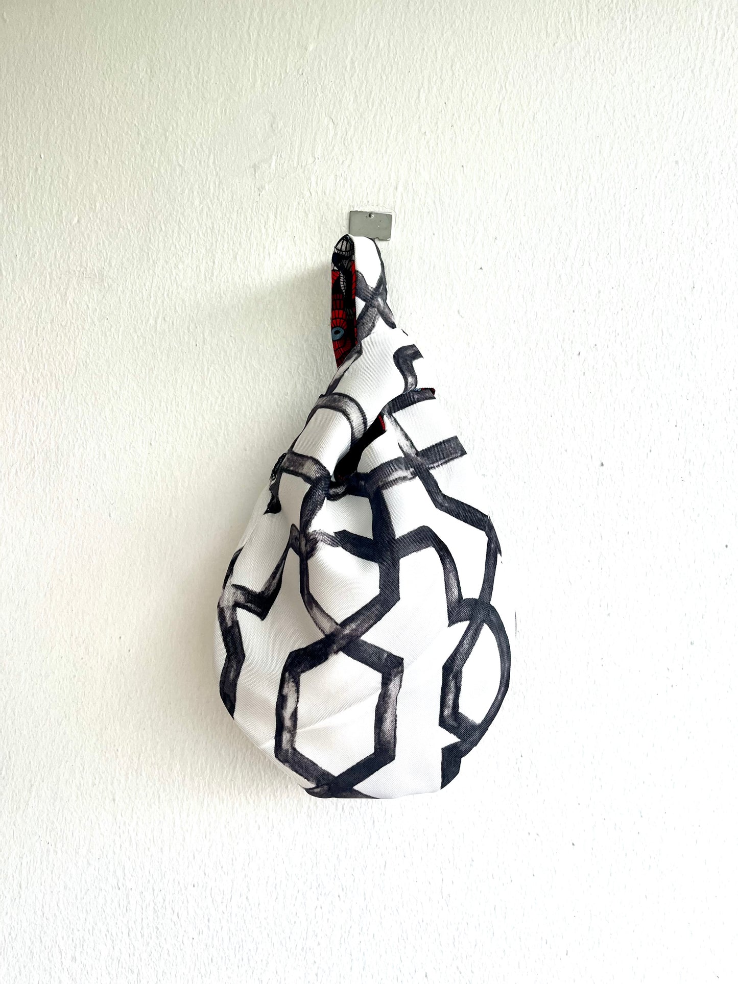 Small origami reversible bag , knot fabric Japanese inspired bag | Sydney - Jiakuma