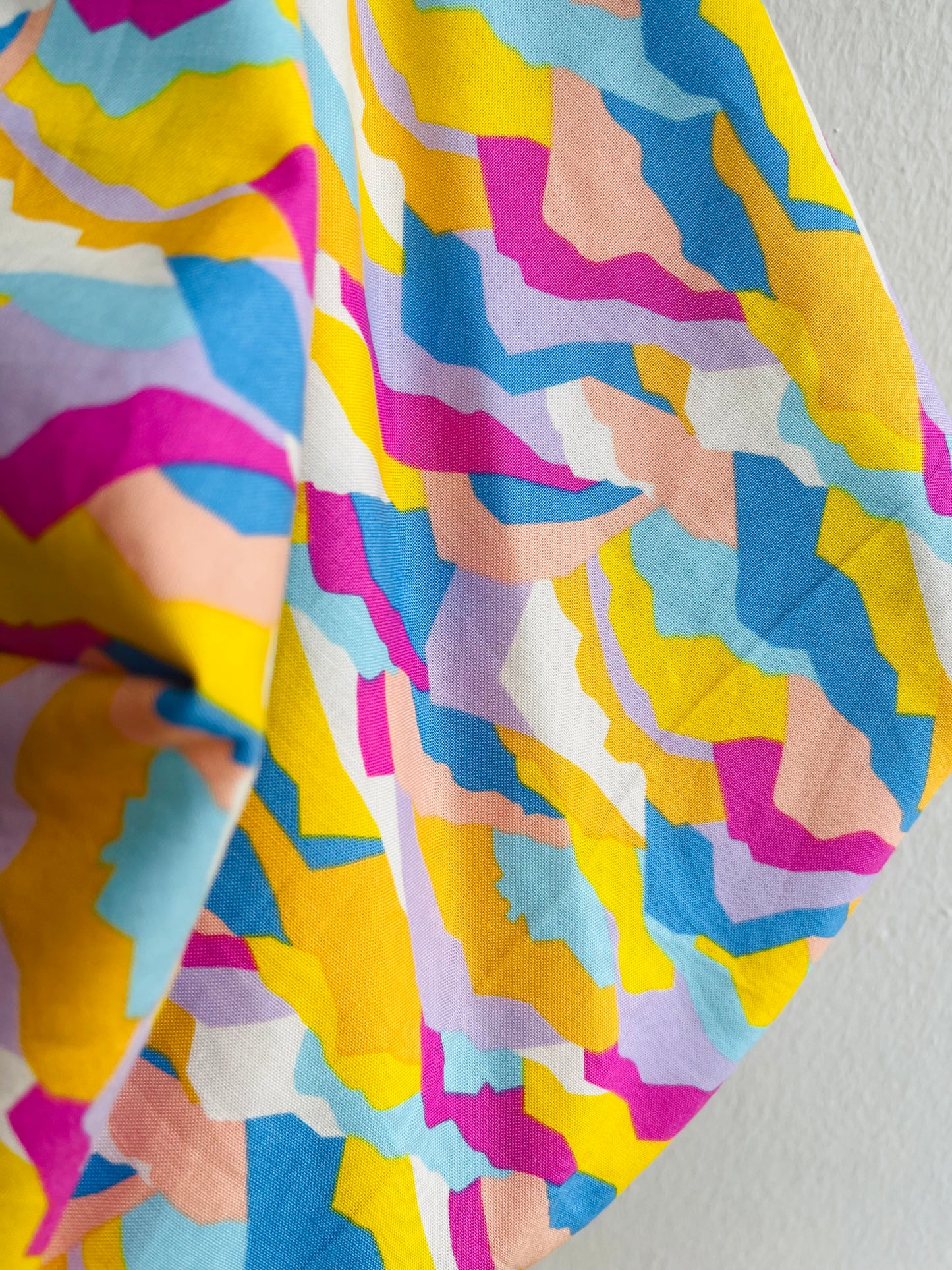 Origami sac bag , shoulder colorful Japanese inspired bag , reversible eco friendly summer bag | Mykonos island - Jiakuma