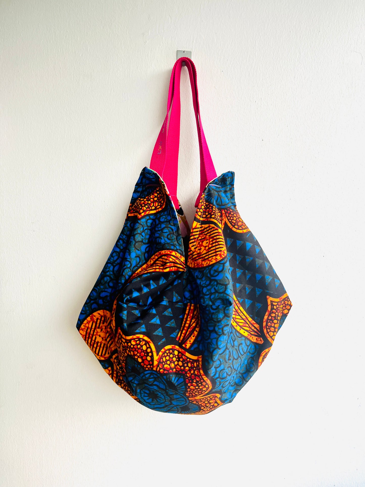 Origami sac shoulder bag , reversible Japanese inspired colorful bag , shopping shoulder bag | People from Ibiza - Jiakuma