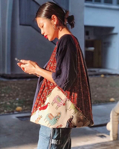 Handmade bento bag | El gato Aristóteles