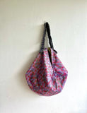 Origami sac bag, reversible fabric Japanese inspired bag , eco friendly shopping sac bag | Kyoto