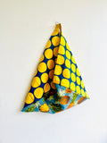 Origami tote bento bag , Japanese fabric eco friendly bag , origami shoulder bag , tote shopping bag | Polka & pineapples