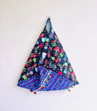 Origami tote bag , fabric shoulder Japanese inspired bag , eco friendly colorful tote bag | Dancing in Tijuana