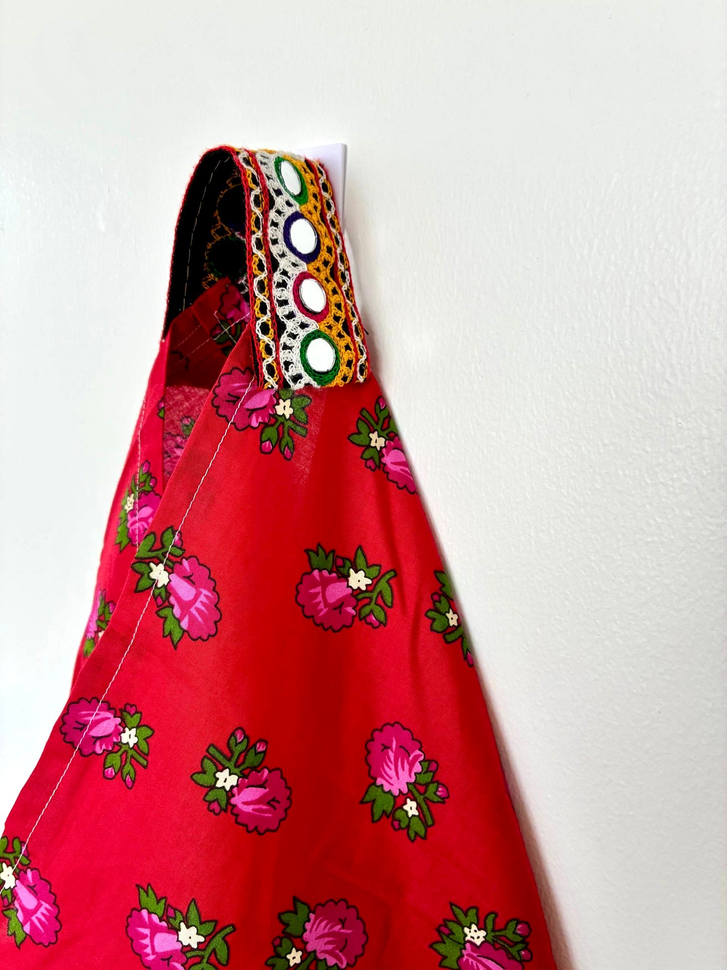 Handmade bento bag | Red Wardah