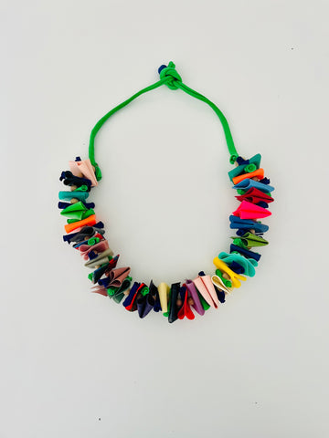 Original colorful necklace , bold handmade necklace , statement jewelry , unique cool accessories | Jerez
