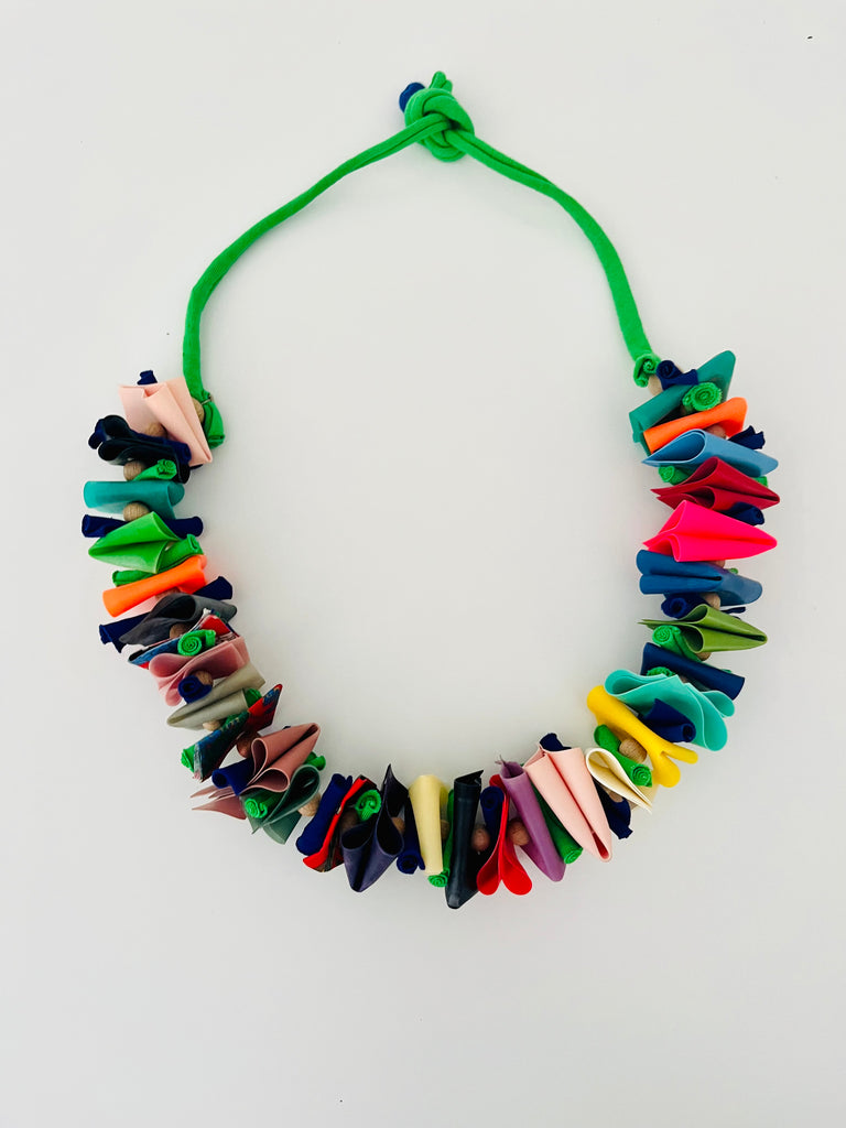 Handmade Necklace, Handmade Jewellery, Colourful and Bright, Gift Ideas,  Gifts for Her, Handmade Gifts, Recycled and Reused. -  Canada