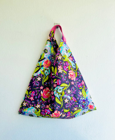 Japanese Origami Bag Bento Bag Japanese Origami Bag Bento Bag Wrist Bag Crochet Bag Knitting Bag Cell Phone Bag