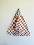 Origami bento bag , tote fabric bag , shoulder origami Japanese inspired bag , shopping eco friendly bag | spot