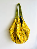 Origami sac bag , reversible fabric colorful bag , sac Japanese inspired bag , eco friendly shopping bag | Going bananas 🤪