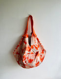 Sac origami bag , fabric reversible bag , Japanese inspired bag , eco friendly shopping bag |  Cocodrilo 🐊