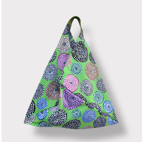 Origami tote bag , handmade fabric bento bag , shoulder eco friendly shopping bag | Cosmic universe