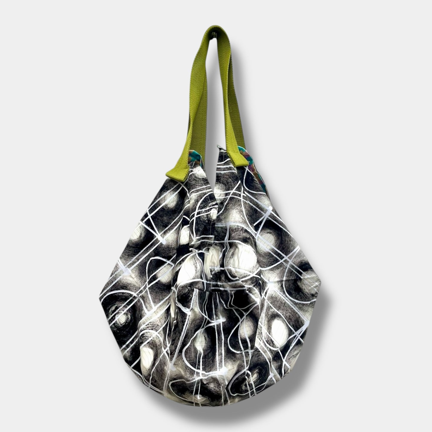 Fabric origami bag , reversible sac bag , Japanese eco friendly shopping bag | Agnes and her graphite world