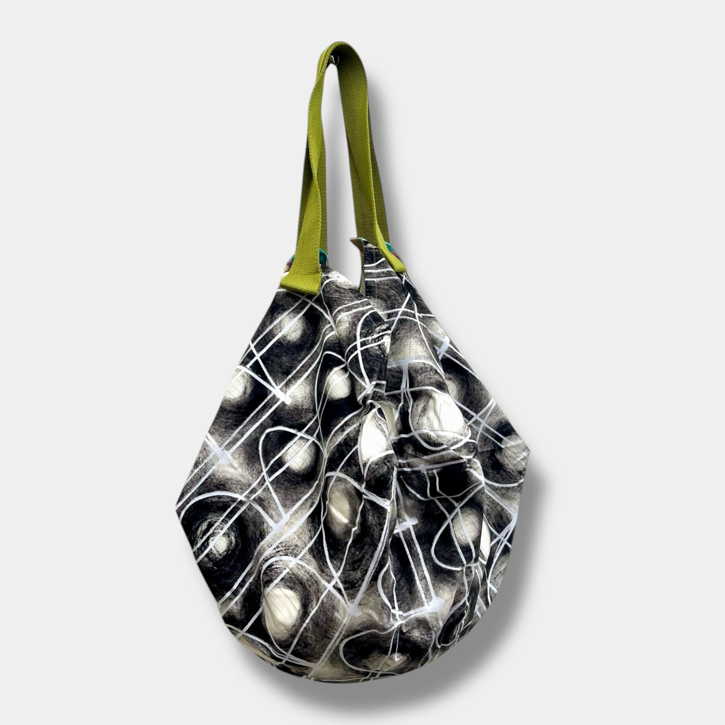 Fabric origami bag , reversible sac bag , Japanese eco friendly shopping bag | Agnes and her graphite world