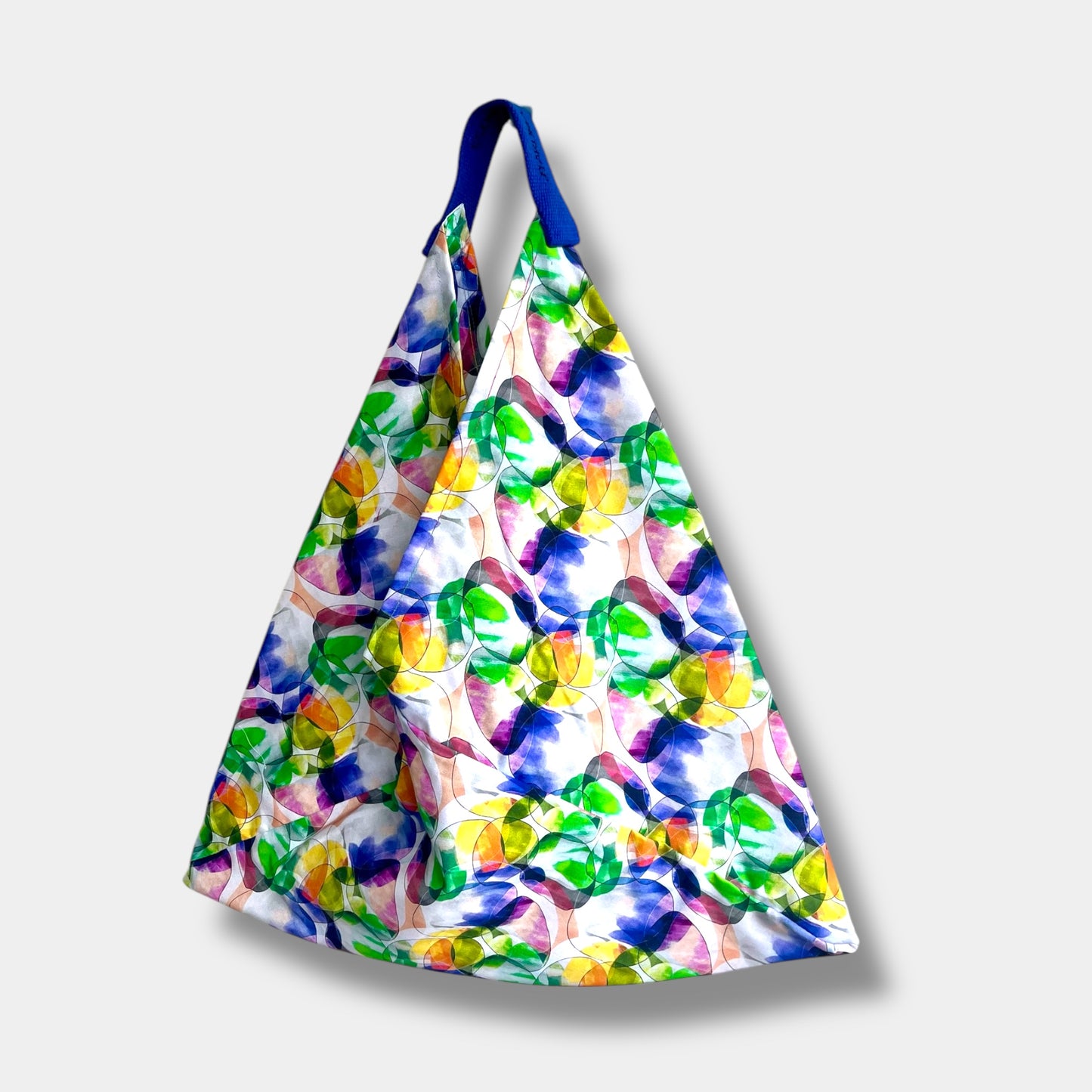 Azuma Bukaro origami bag , triangle tote bag , Japanese bento bag , eco friendly colorful bag | Prismas