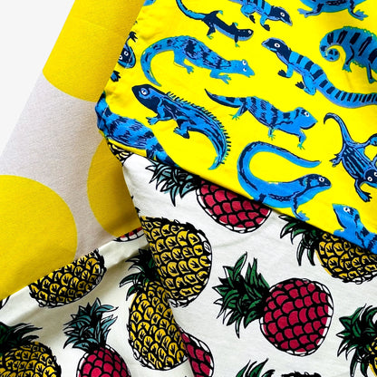 Bento bag | Polka , lagartijas & piñas - Jiakuma