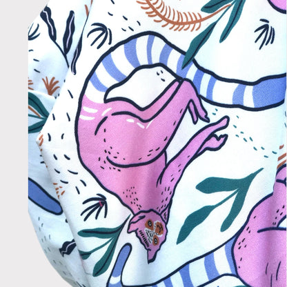 Mariko sac bag | Lemur & Tiger at Madagascar - Jiakuma