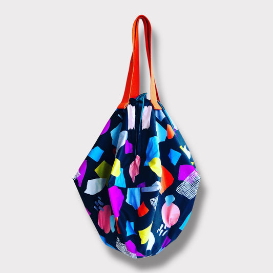 Origami sac shoulder bag, reversible shopping bag | Colors & textures - Jiakuma