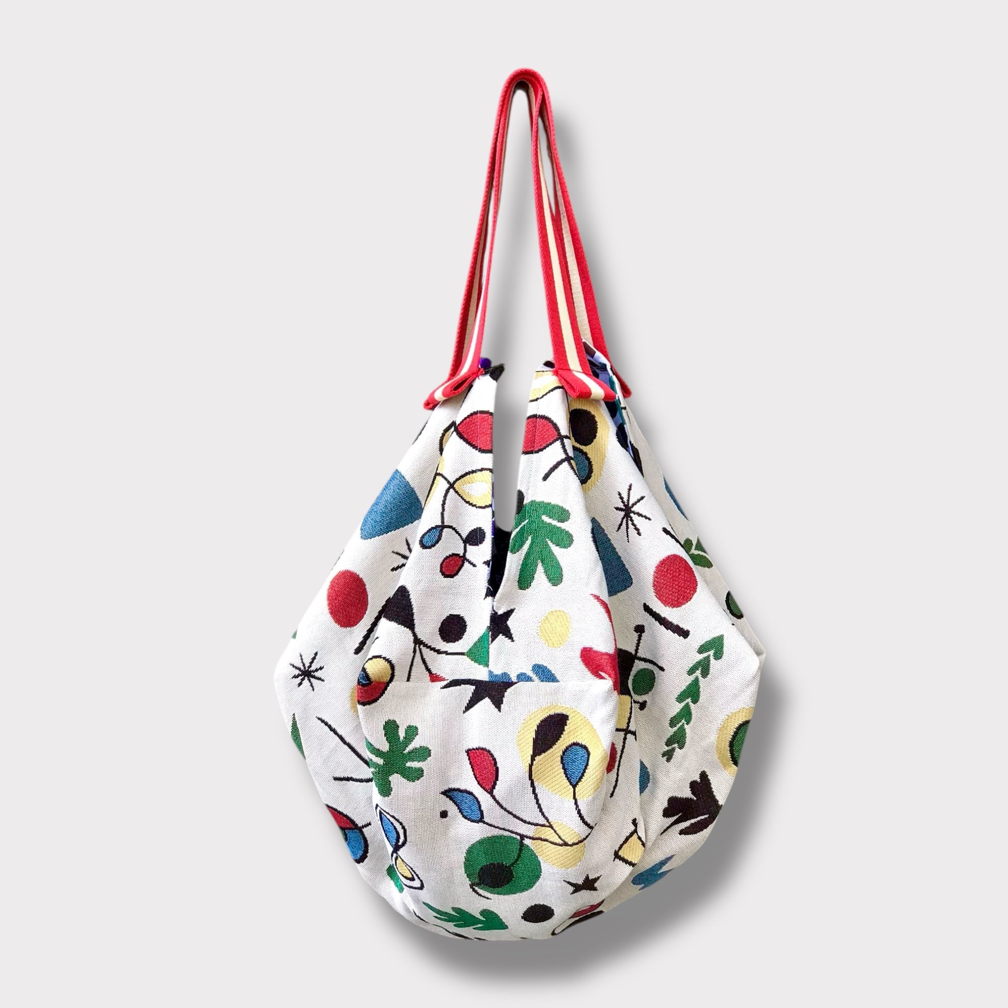 Reversible Mariko Bag Homage to Miró - Handcrafted Japanese