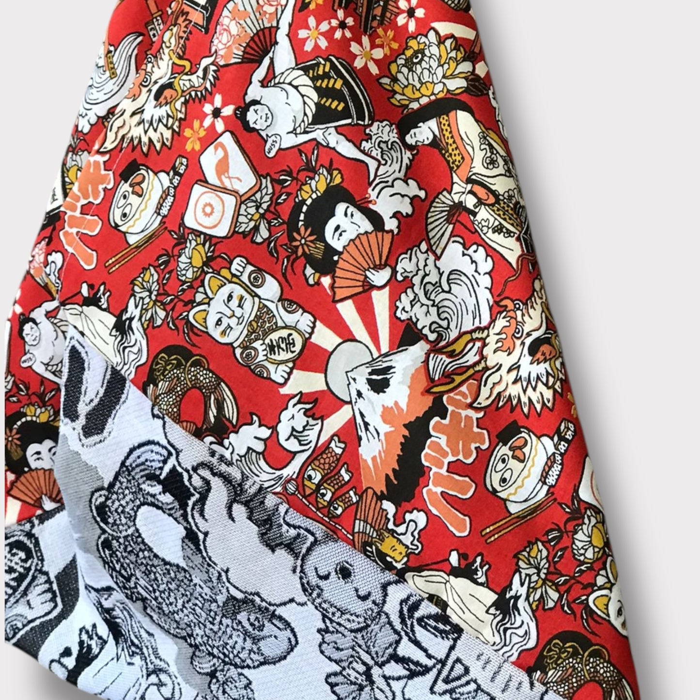 Handmade bento bag one of a kind artisan Tote | Love Japan