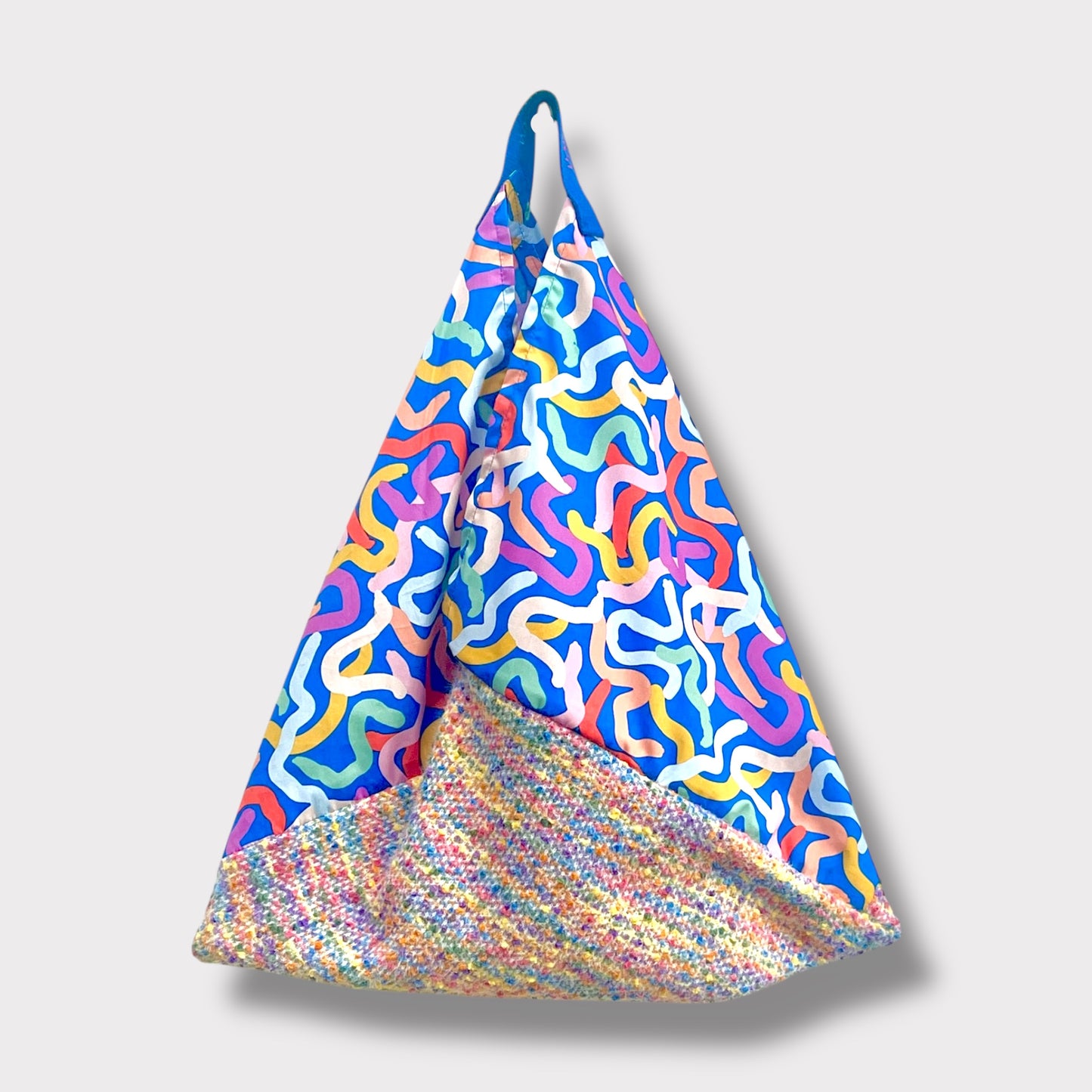 Handmade bento bag one of a kind artisan Tote | Matisse