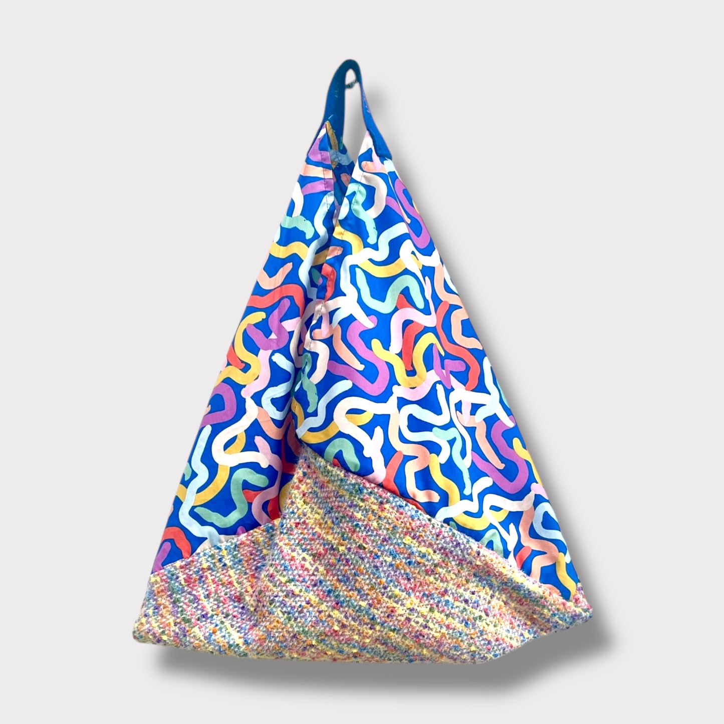 Handmade bento bag one of a kind artisan Tote | Matisse