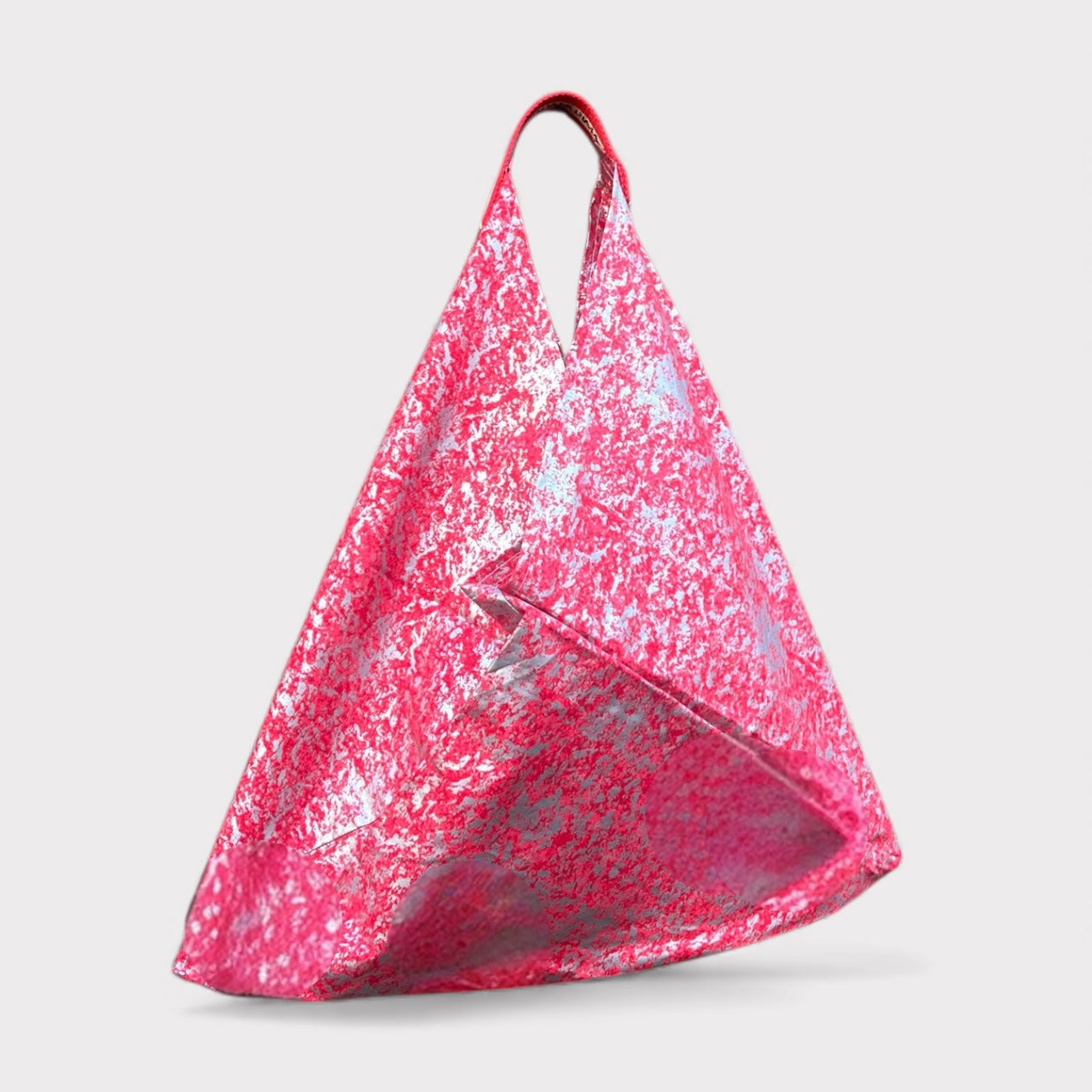 Handmade tote bag | Red sparkles