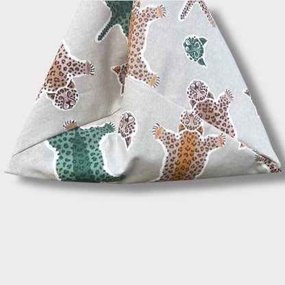 Handmade bento bag one of a kind artisan tote | Los Tigres de Malaysia