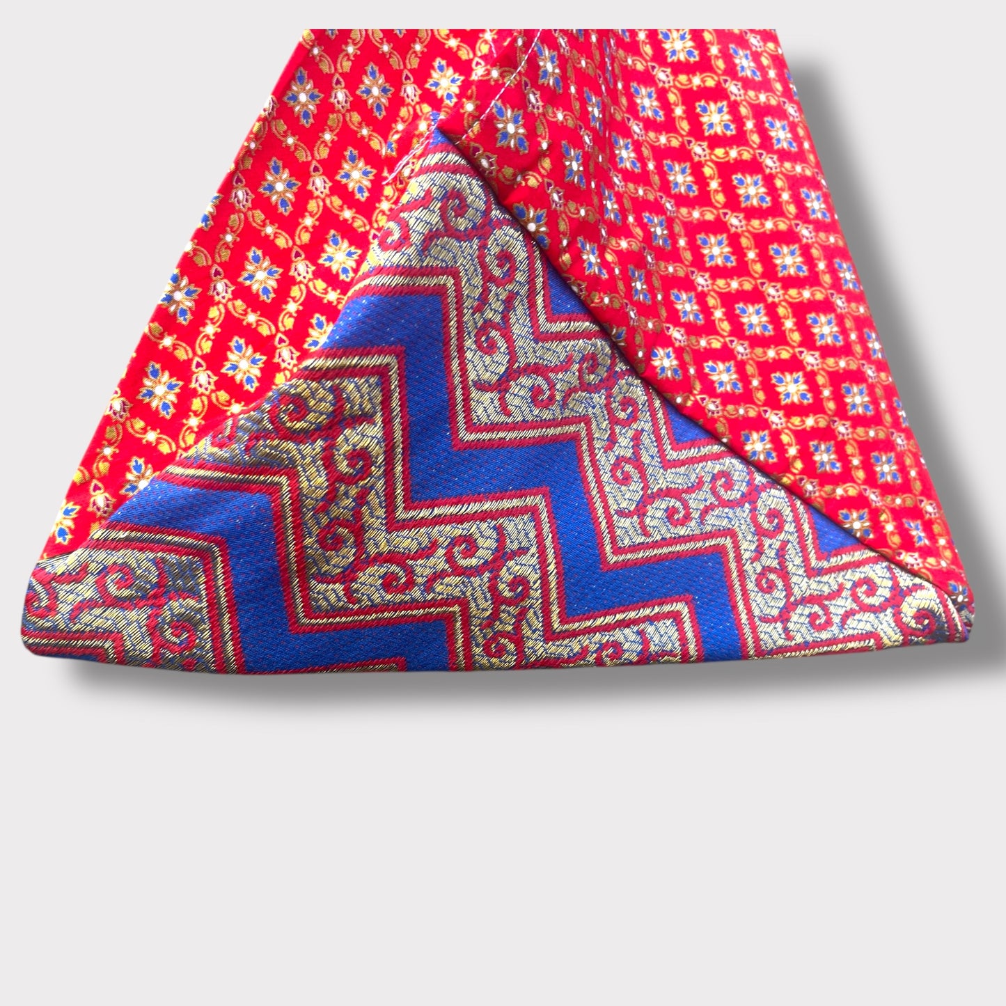 Kids fabric bento bag | Rojo y oro