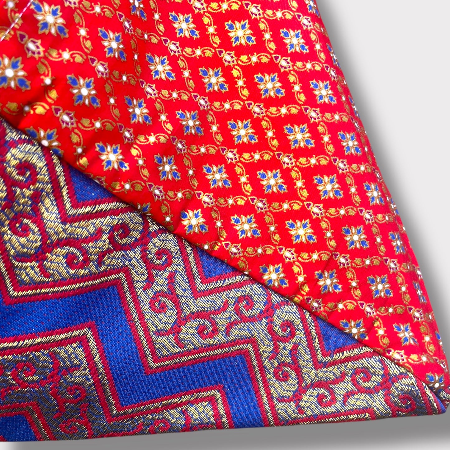 Kids fabric bento bag | Rojo y oro