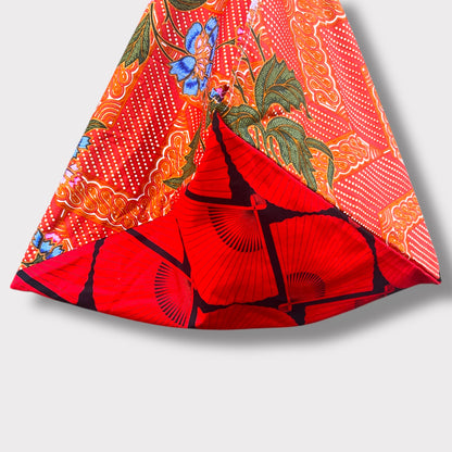 Handmade bento bag | Island flowers