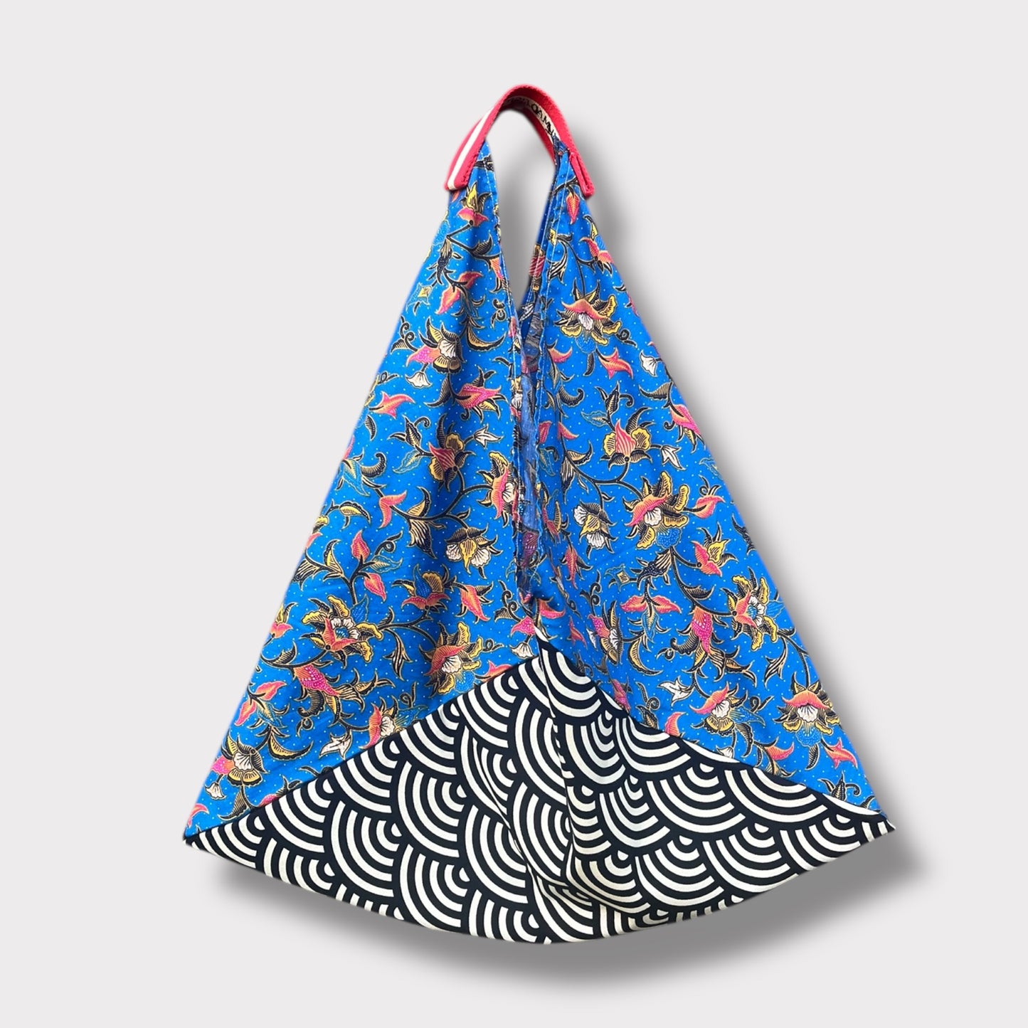 Handmade bento bag | Japanese waves