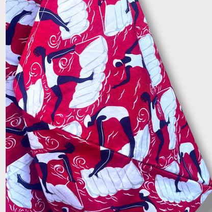 Handmade bento bag | Lets go and swim