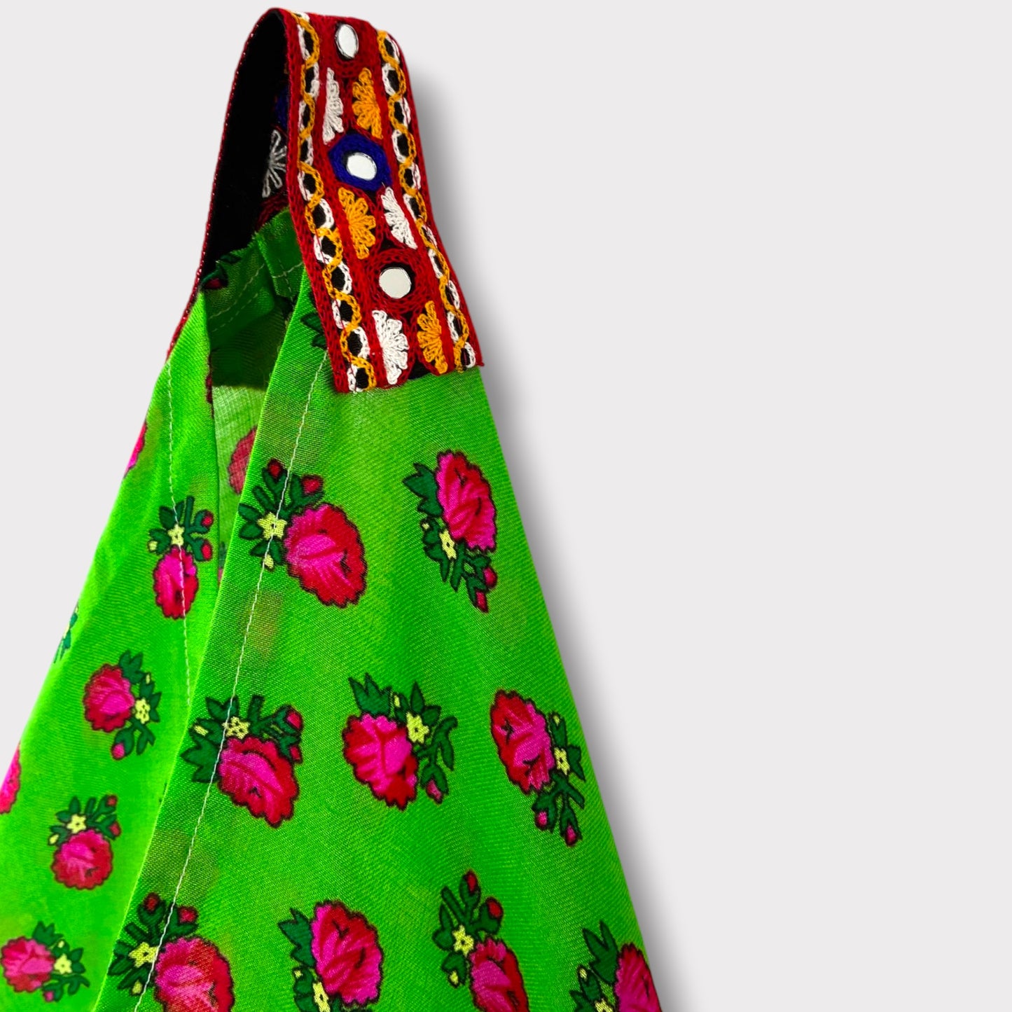 Handmade bento bag | Green warda