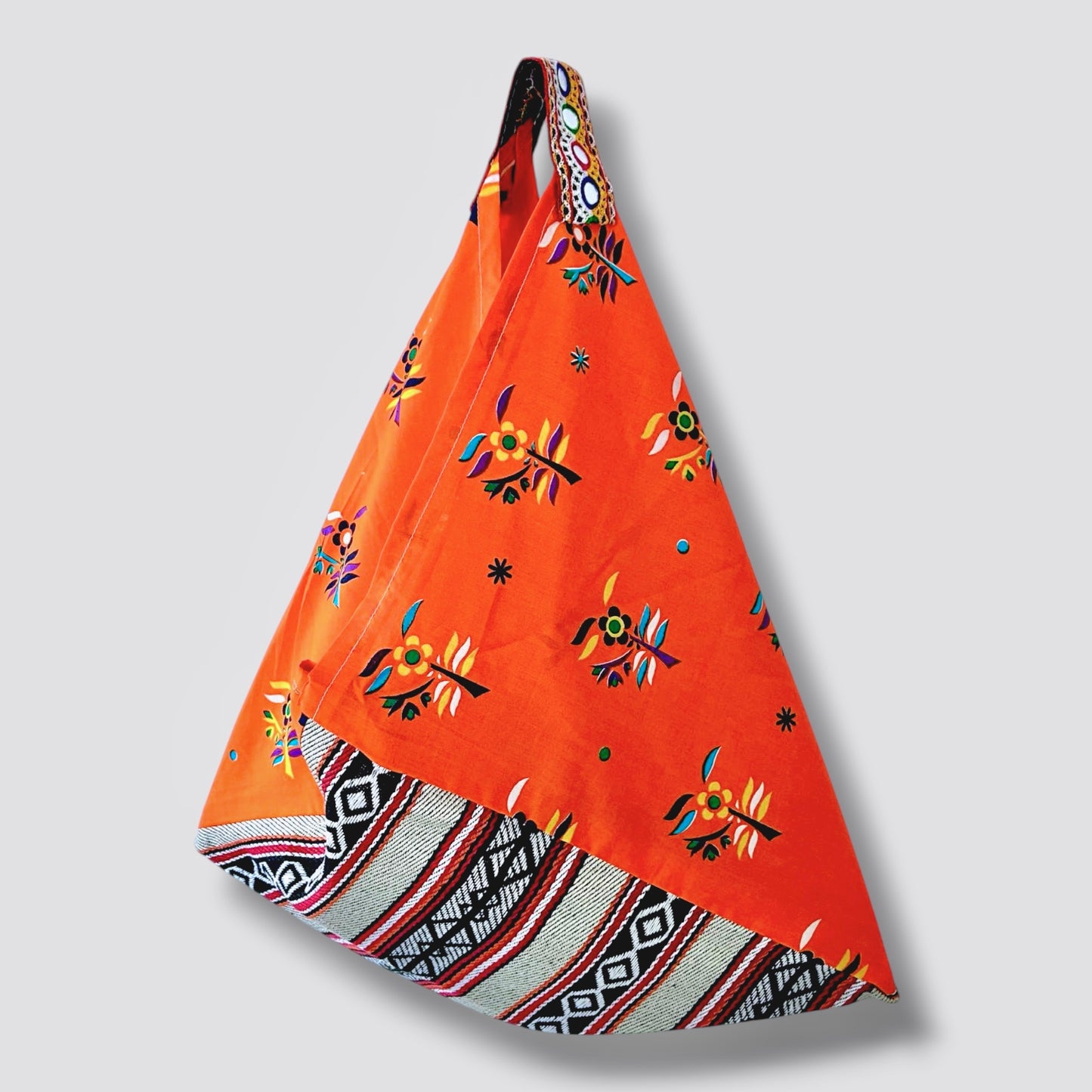 Handmade bento bag | Flowers in the desert at sunrise