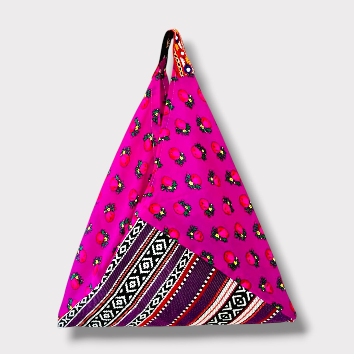 Handmade bento bag | Purpule warda