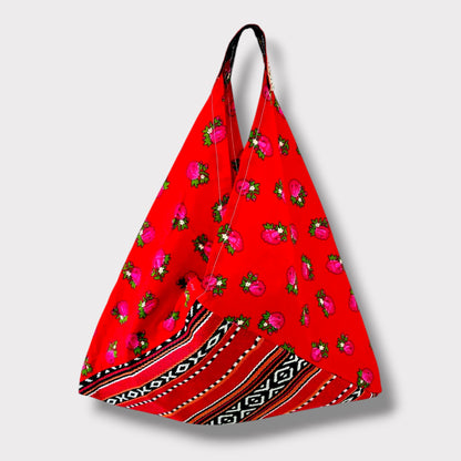 Handmade bento bag | Red Wardah