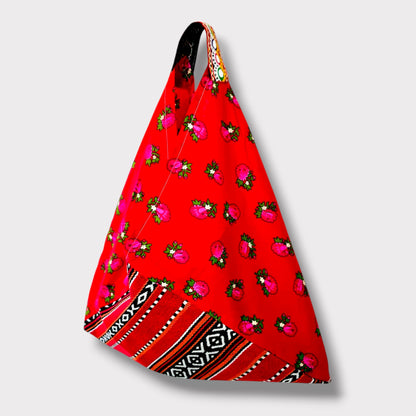 Handmade bento bag | Red Wardah
