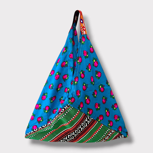 Handmade bento bag | Blue Wardah