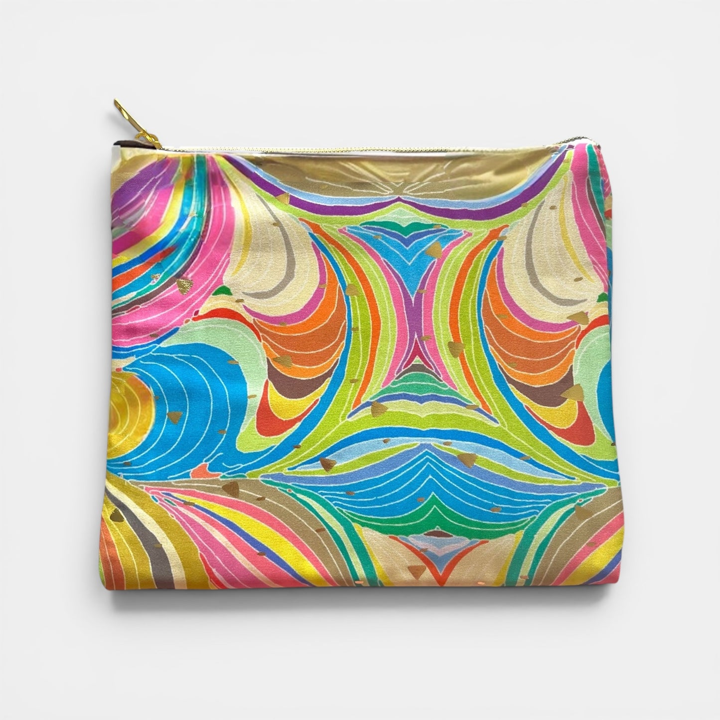 Everyday carry pouch | Golden rainbow