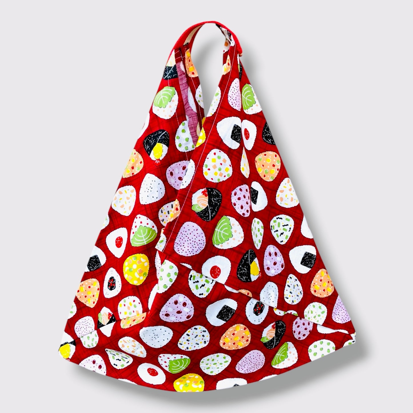 Handmade bento bag | Onigiri festival