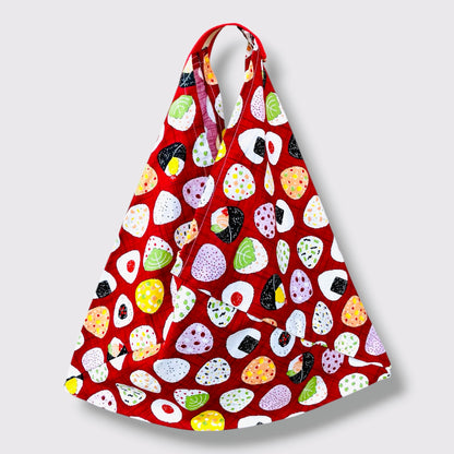 Handmade bento bag | Onigiri festival