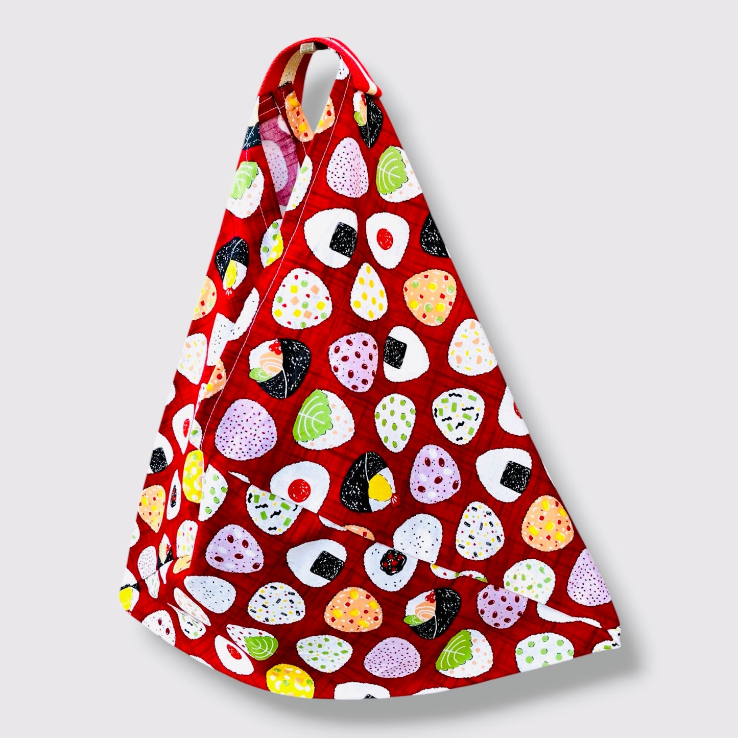Handmade bento bag | Onigiri festival