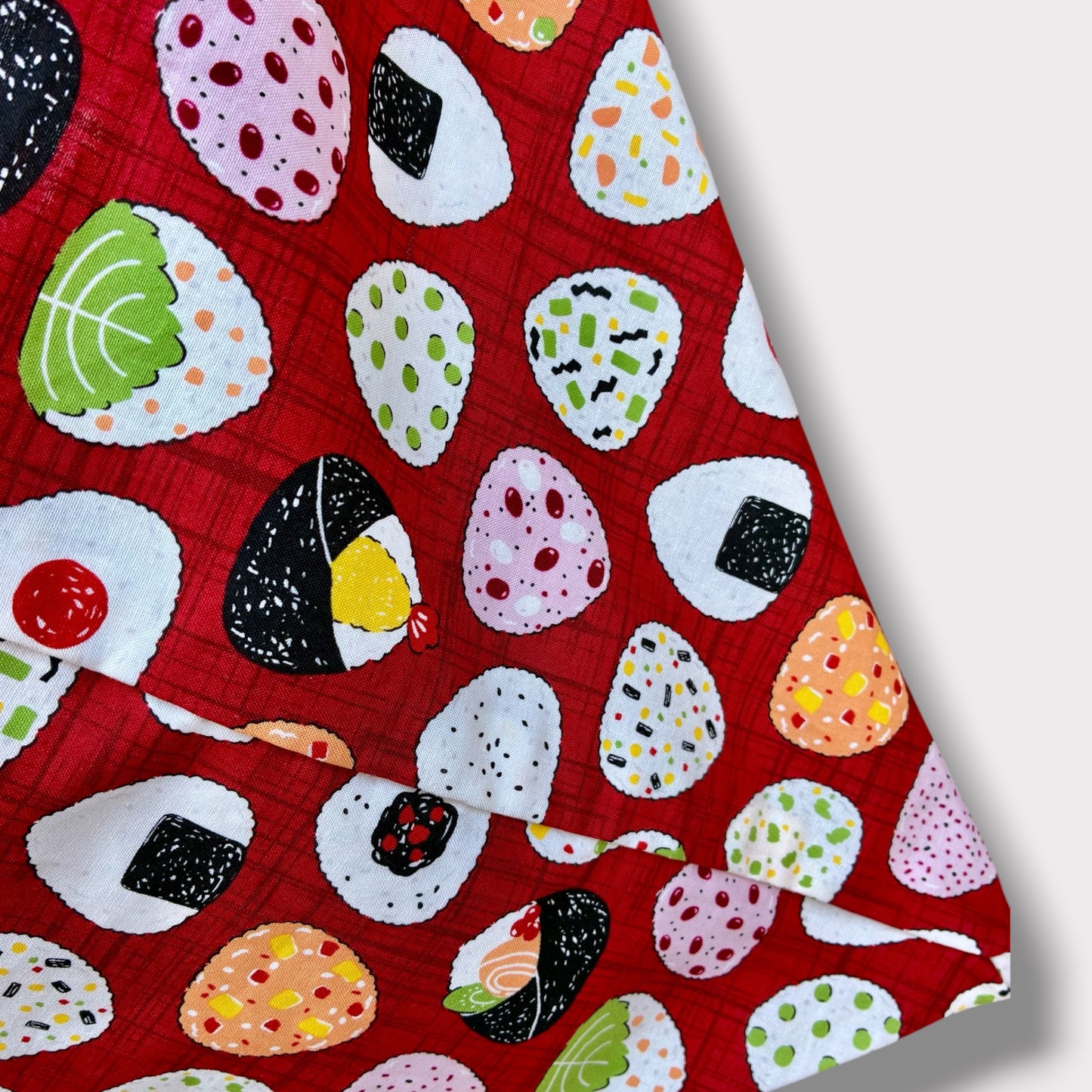 Handmade bento bag | Onigiri festival