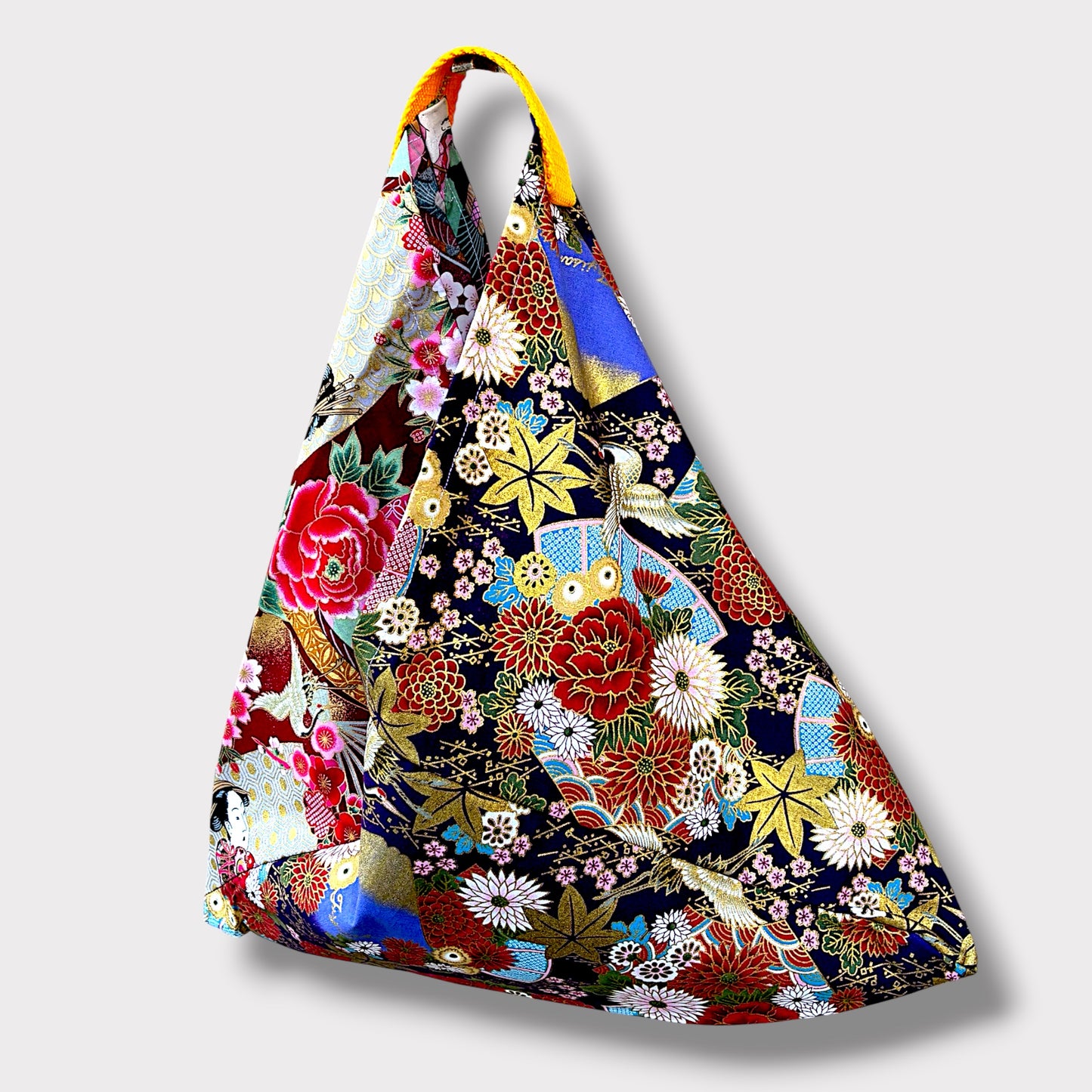 Handmade bento bag | Geishas in a garden in Tokyo