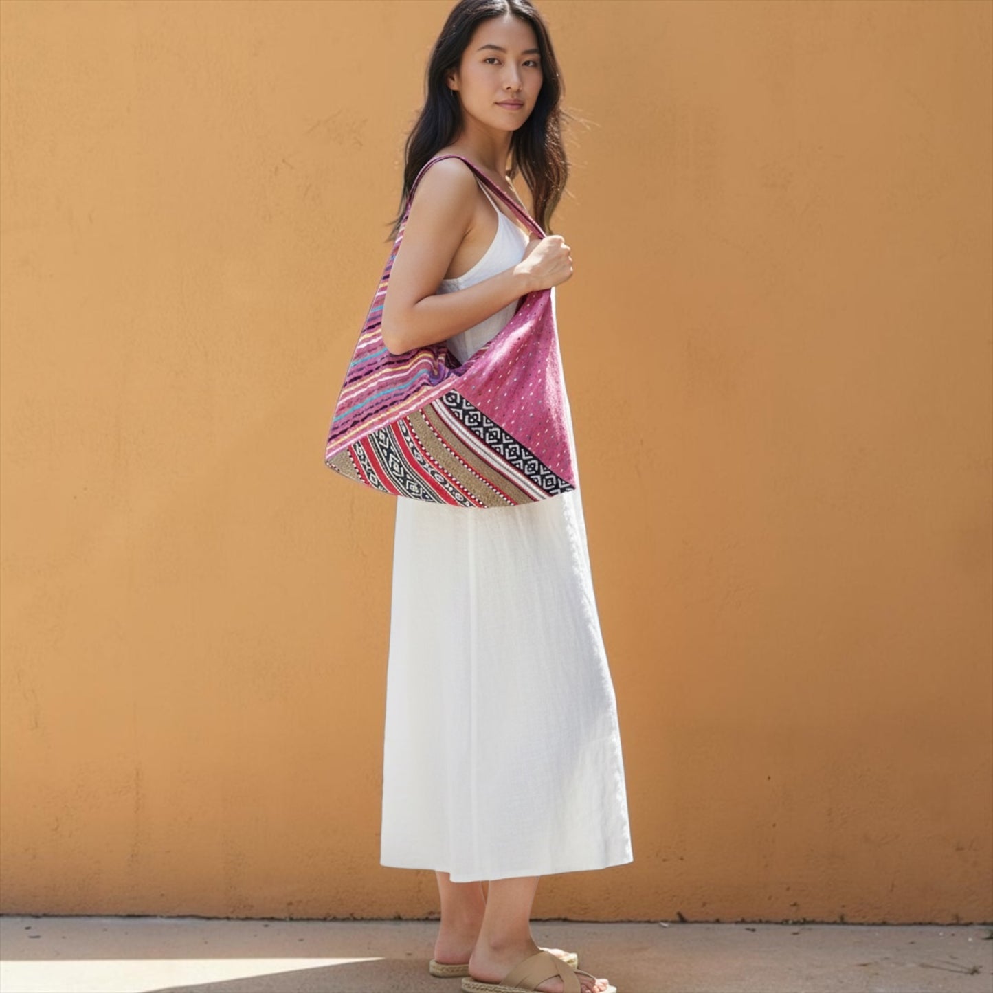 Handmade bento bag | Desert sunset